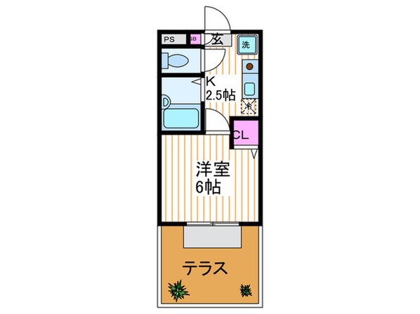 イ－ストヒル石切の物件間取画像